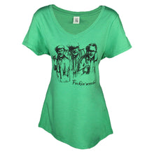 Load image into Gallery viewer, Feckin Wrecked Green Frost Women's T-Shirt