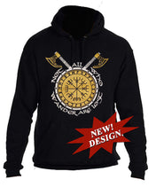 Load image into Gallery viewer, Vegvisire Black Tailgate Hoodie