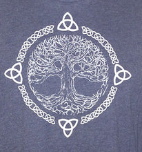 Load image into Gallery viewer, Tree of Life Vintage Navy Unisex Longsleeve Tees