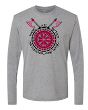 Load image into Gallery viewer, Vegvisire Premium Heather Unisex Longsleeve Tees