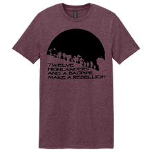 Load image into Gallery viewer, Bagpipe Rebellion Heather Maroon T-Shirt