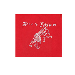 Born to Bagpipe Red Baby Onesie