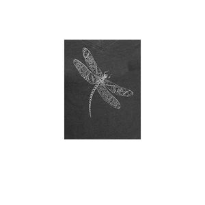 Dragonfly Black Frost Relaxed Women's Jersey V-neck Tee