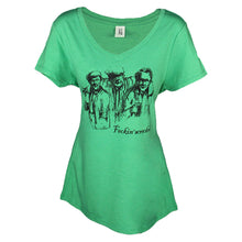 Load image into Gallery viewer, Feckin Wrecked Green Frost Women&#39;s T-Shirt