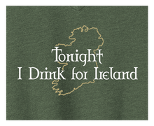 Load image into Gallery viewer, Drink for Ireland Forest Green Heather Women's Perfect Tri V-Neck Tee