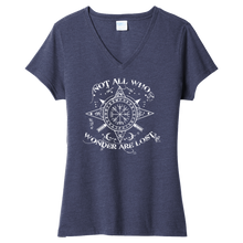 Load image into Gallery viewer, Women's Vegvisire Team Navy Heather T-shirt