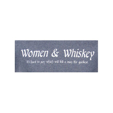 Load image into Gallery viewer, Women &amp; Whiskey Heather Navy T-shirt
