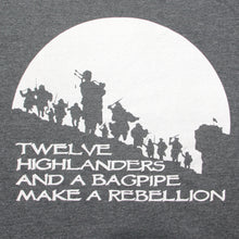 Load image into Gallery viewer, Bagpipe Rebellion Gray T-Shirt