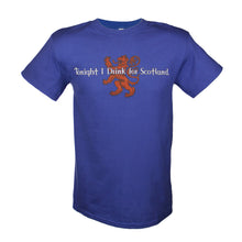 Load image into Gallery viewer, Drink for Scotland Blue T-Shirt