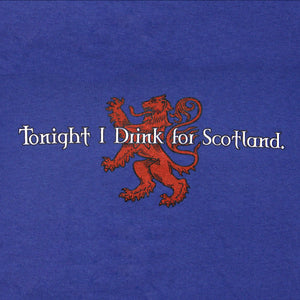 Drink for Scotland Blue T-Shirt